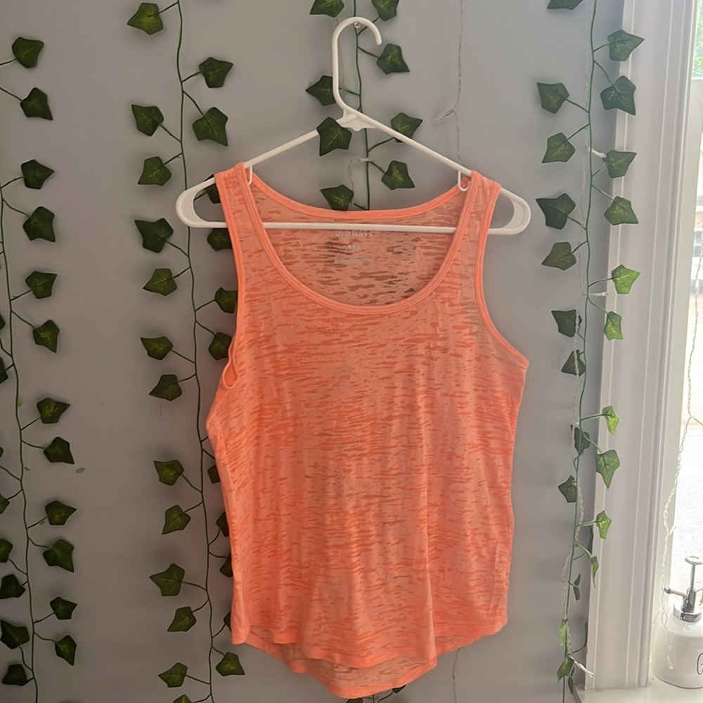 Coral/Orange tank top